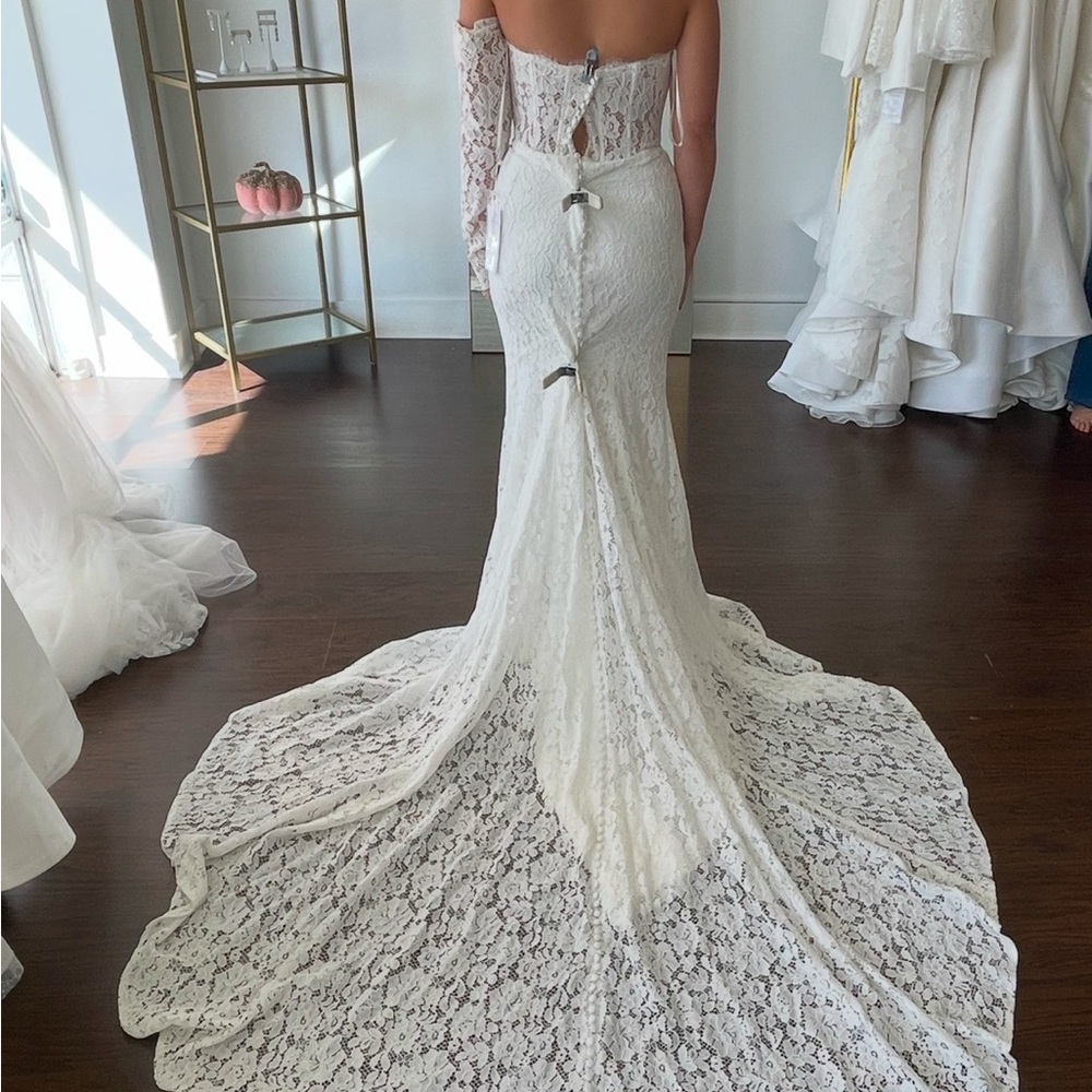 Serene by Madi lane Athena Lace Wedding Gown